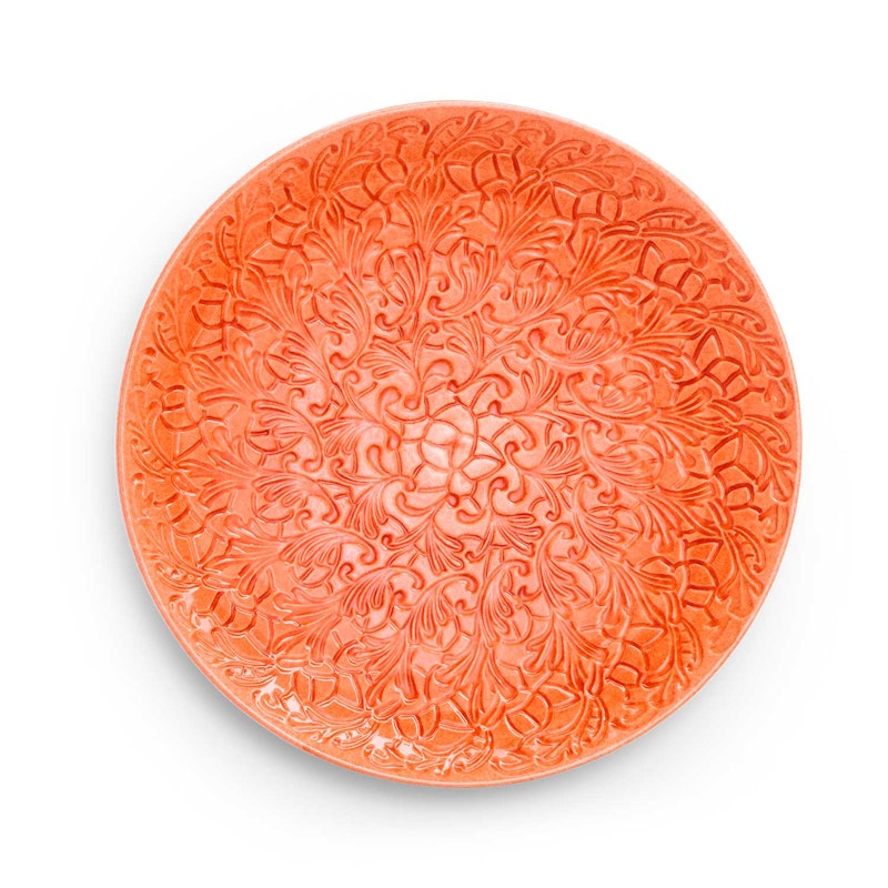 Lace Platter 34 cm, Orange