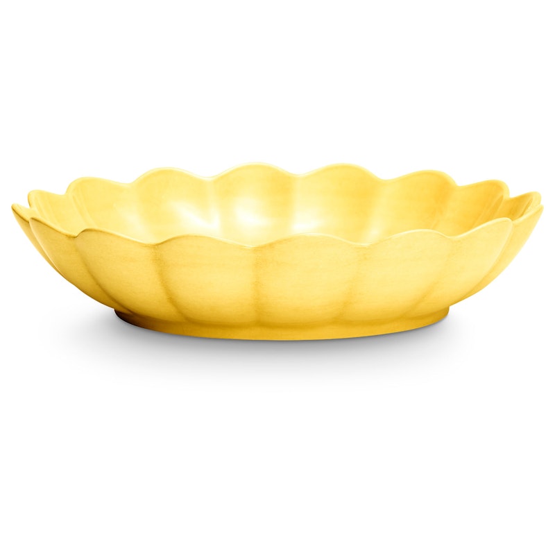 Oyster Bowl 31 cm, Yellow