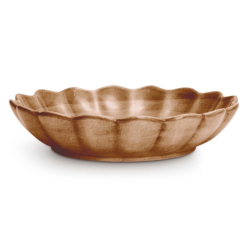 Oyster Bowl 31 cm, Cinnamon