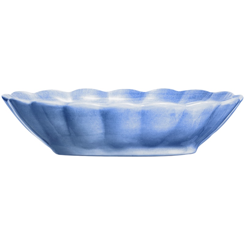 Oyster Bowl 75 cl, Light Blue