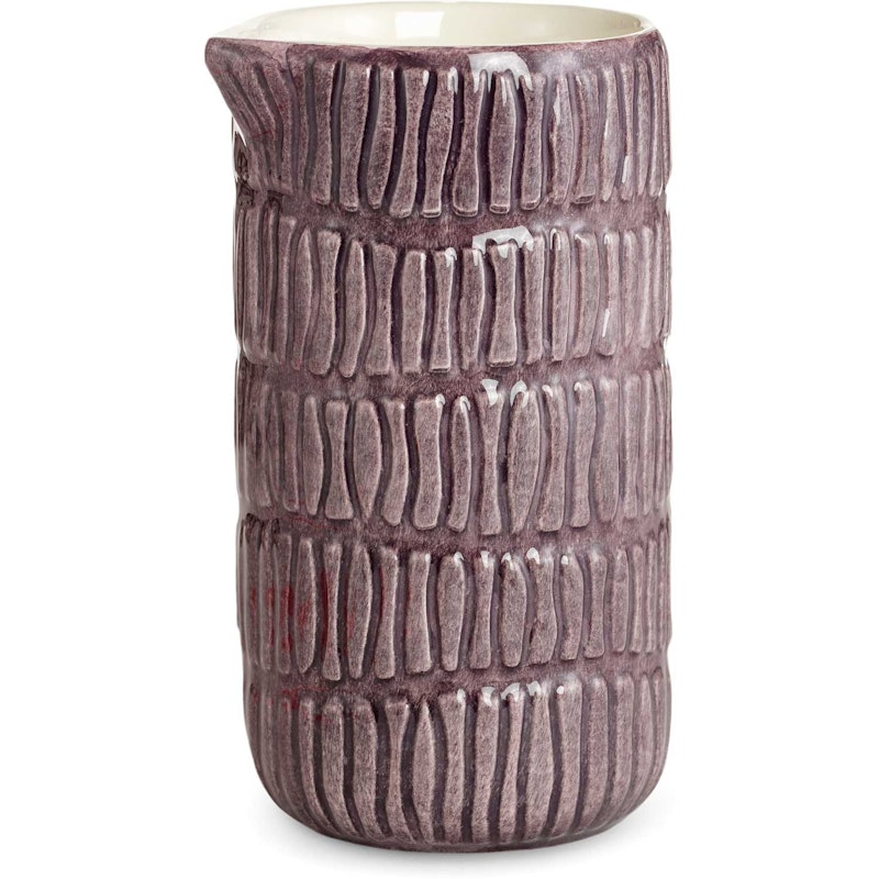 Stripes Jug 30 cl, Plum