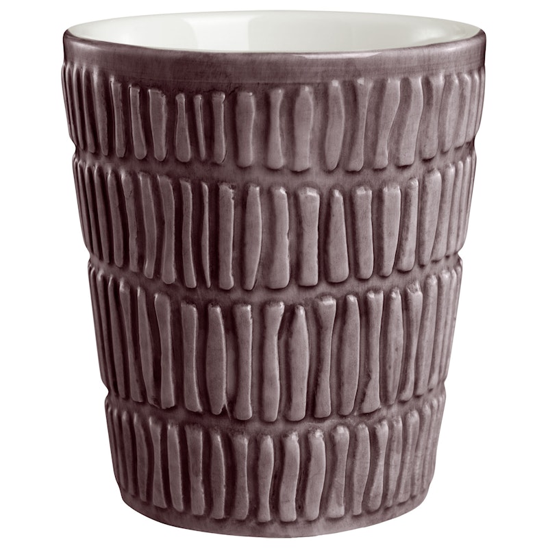 Stripes Mug 30 cl, Plum 