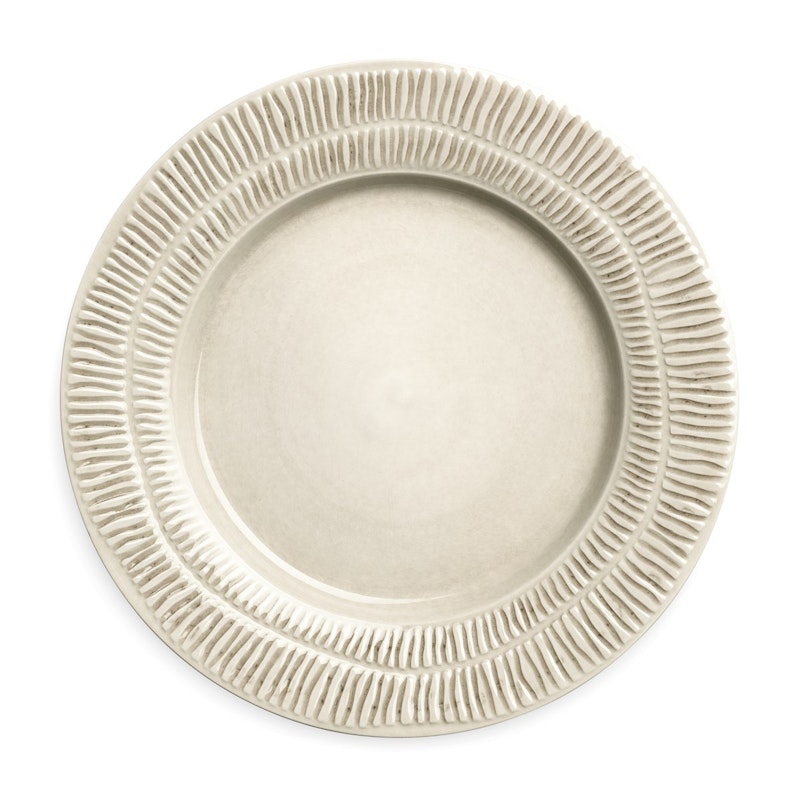 Stripes Plate 28 cm, Sand