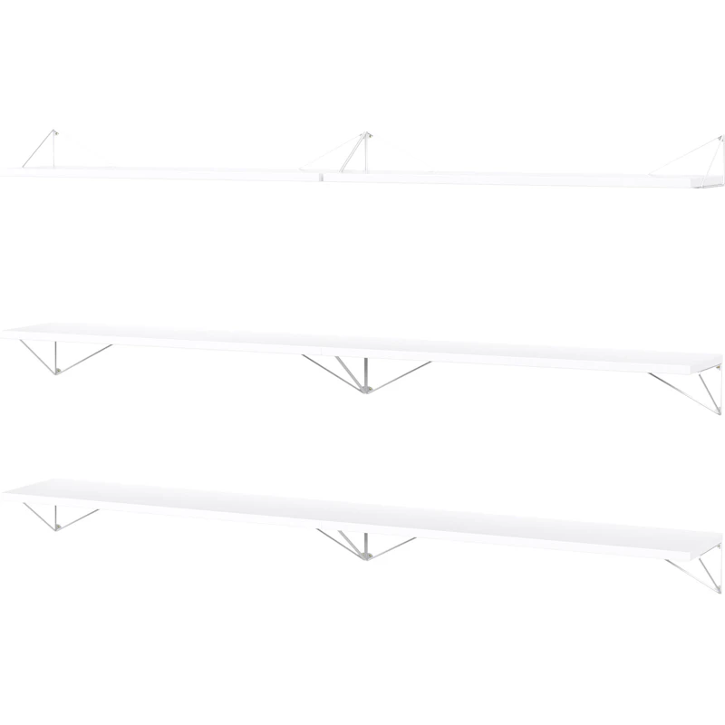 Pythagoras Shelf Set 6 Shelves, White