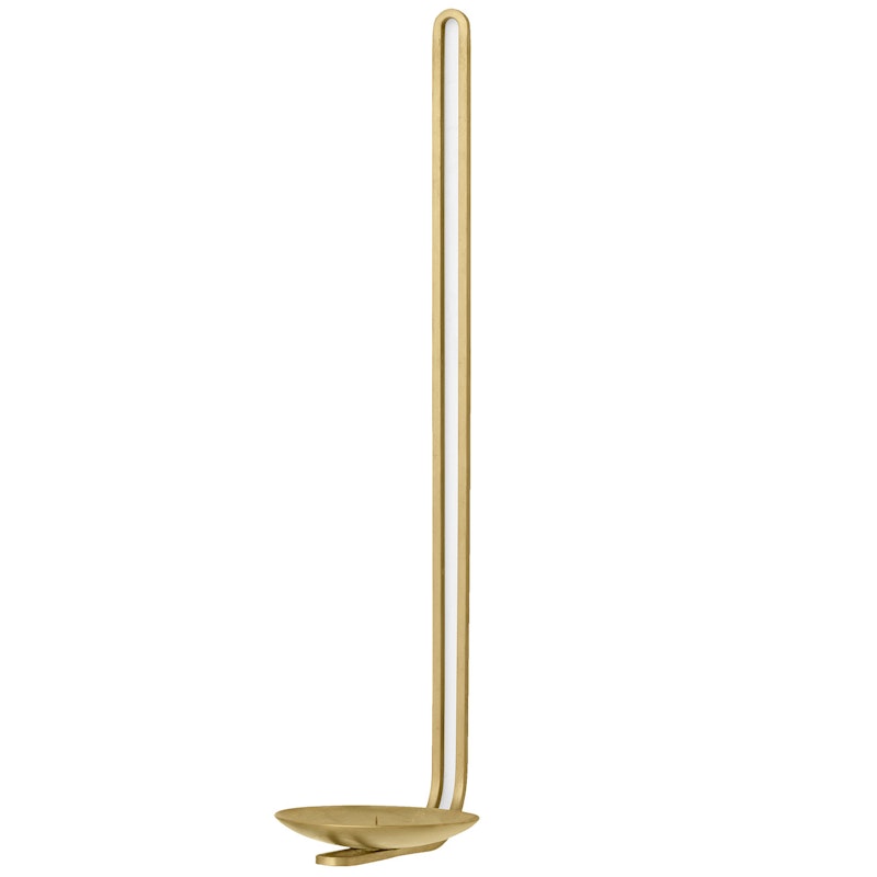 Clip Wall Candleholder 34 cm, Brass