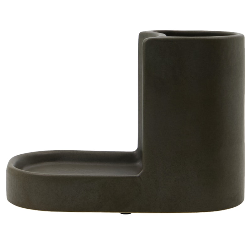 Datura Soap Holder 10.5 x 18 cm, Dark Grey