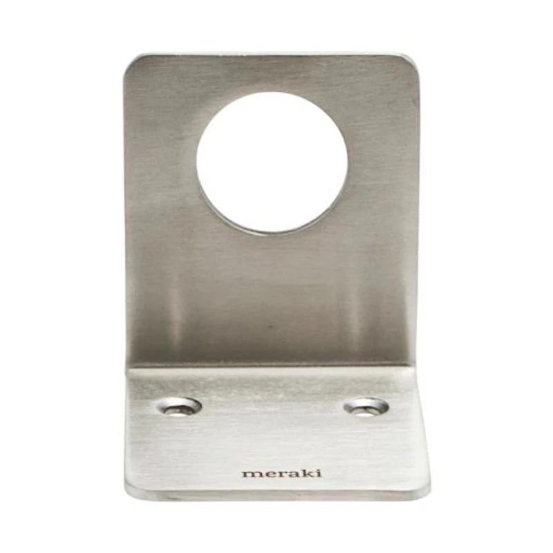 Supply Wall Bracket, Brushed Silver Finish