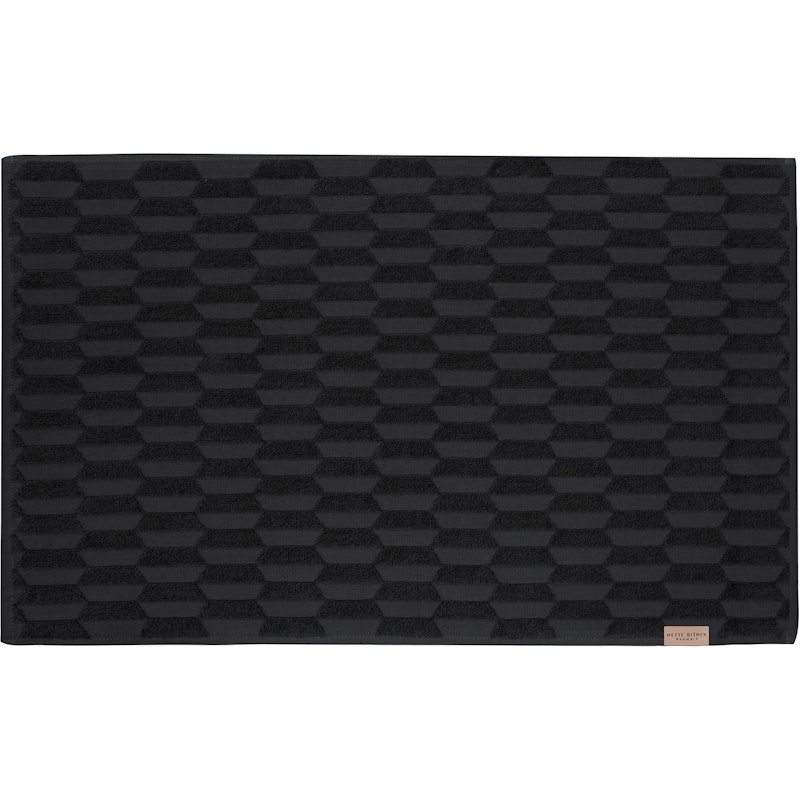 GEO Shower Rug 80x50 cm, Black