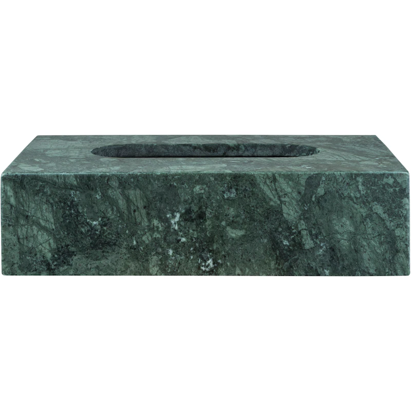 MARBLE Storage Box For Tissues, Dark Forest