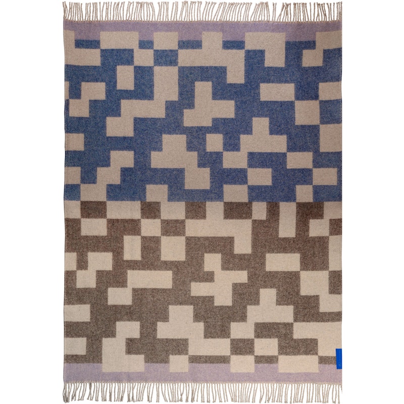 Maze Blanket 130x190 cm, Chocolate