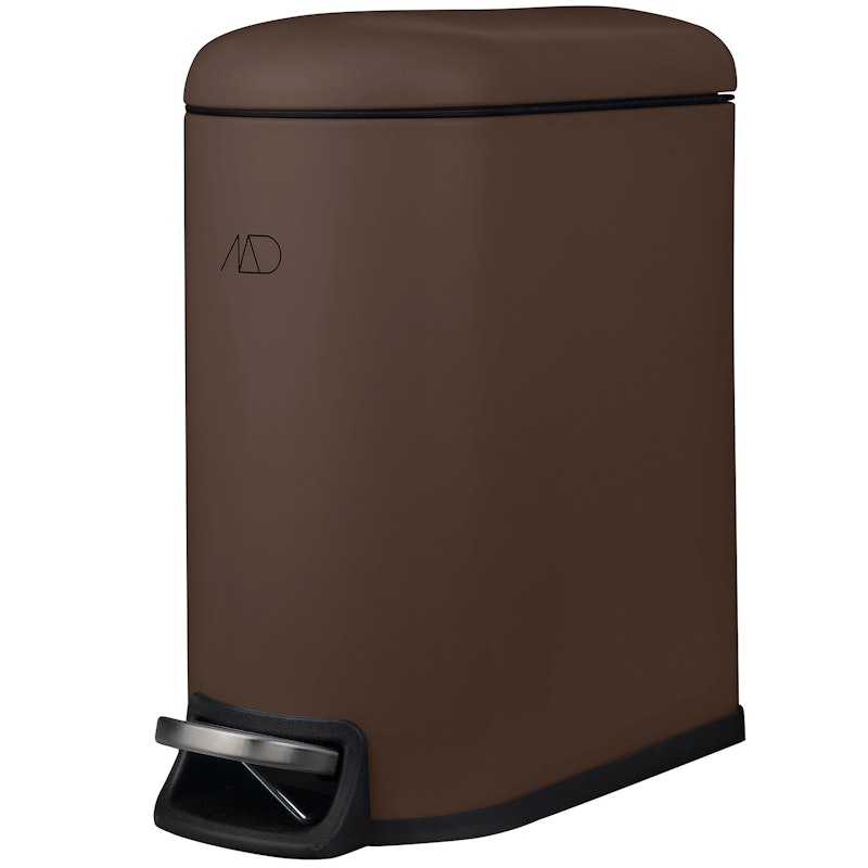 Mini-Walther Pedal Bin 5 L, Brown