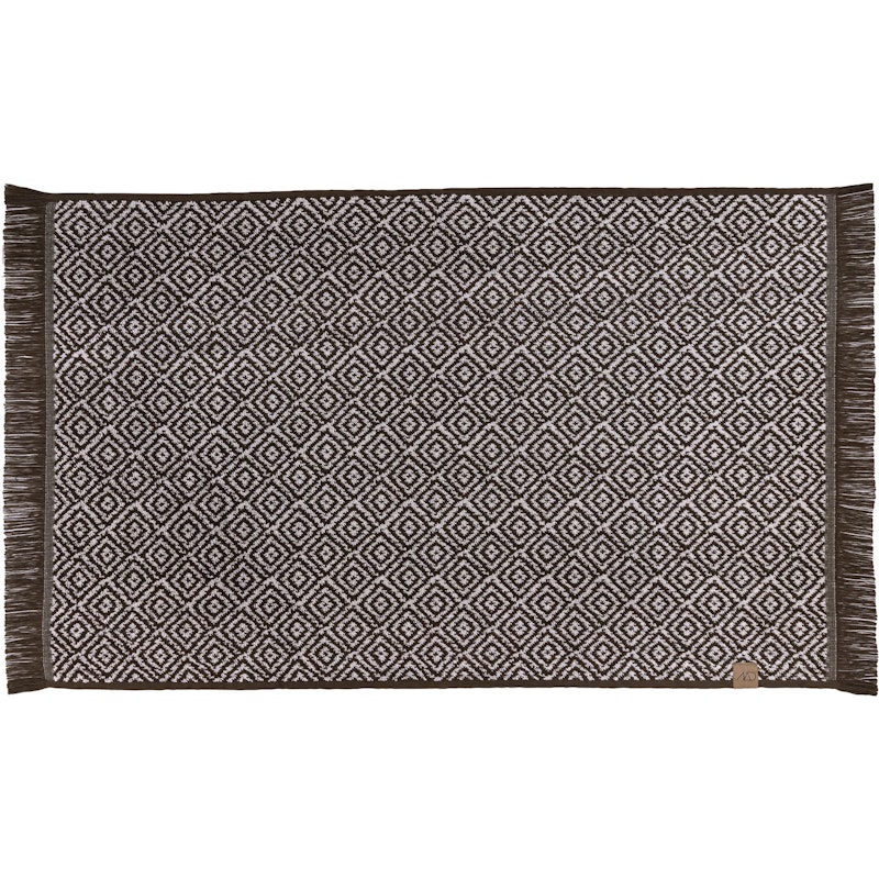 Morocco Bath Mat 50x80 cm, Off-white / Chocolate