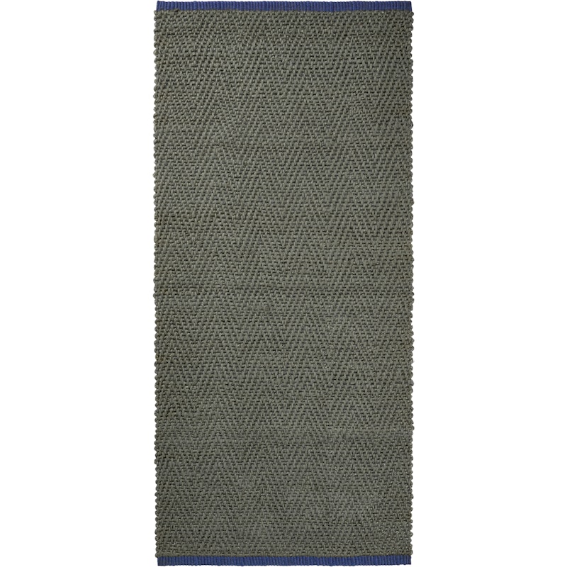 Notes Rug 70x150 cm, Olive Green