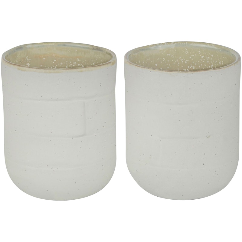 SAND GRAIN Mug 30 cl 2-pack, Straw