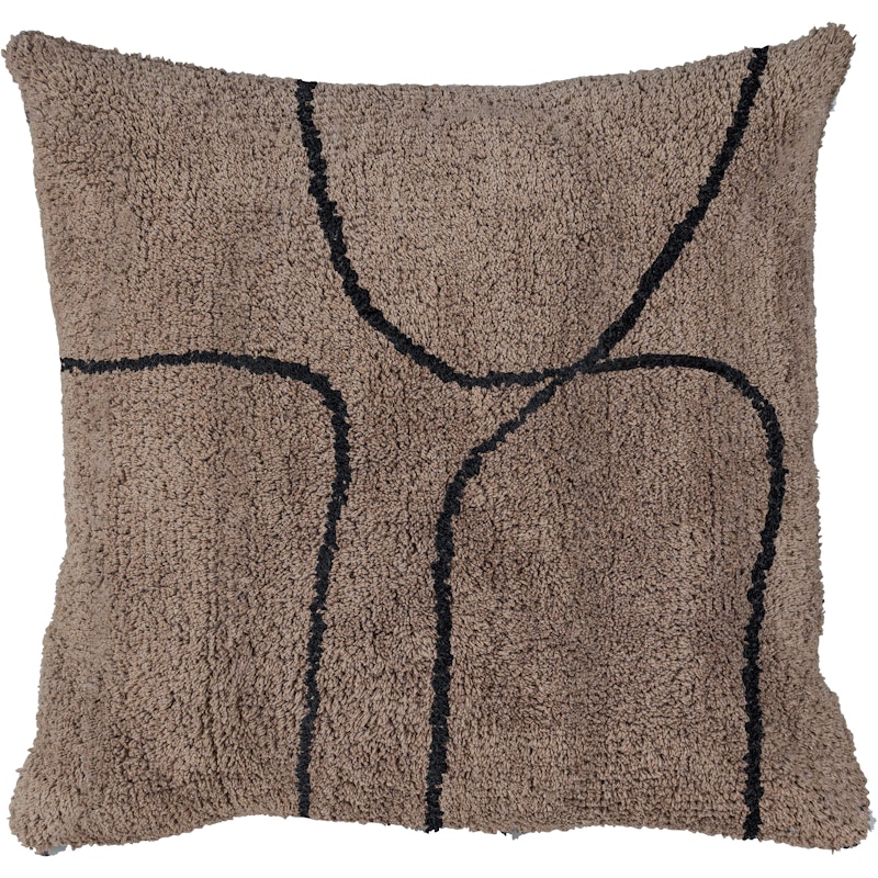 Shadow Cushion Cover 50x50 cm, Brown