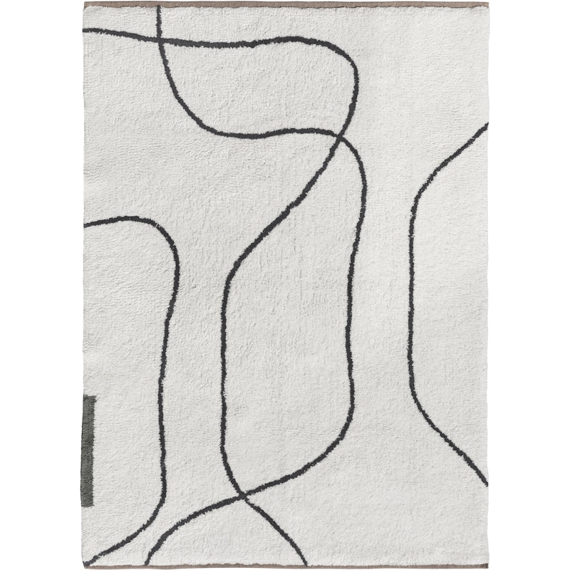 Shadow Rug 100x140 cm, Off-white