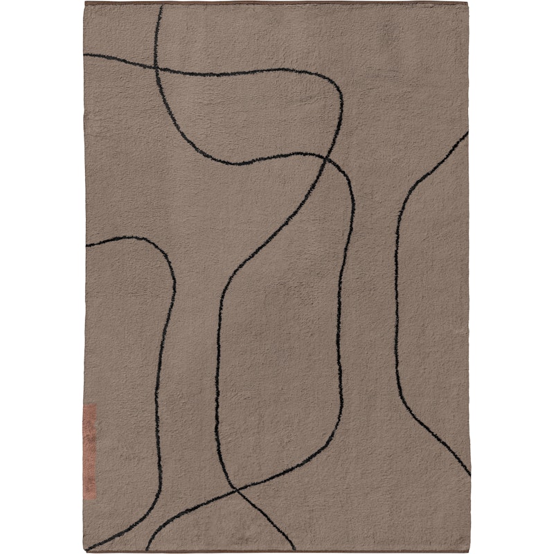 Shadow Rug 140x200 cm, Brown