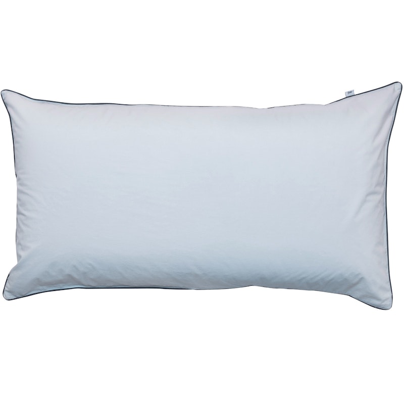 Powder EKO Pillowcase 50x90 cm, Light Blue/Dark Blue