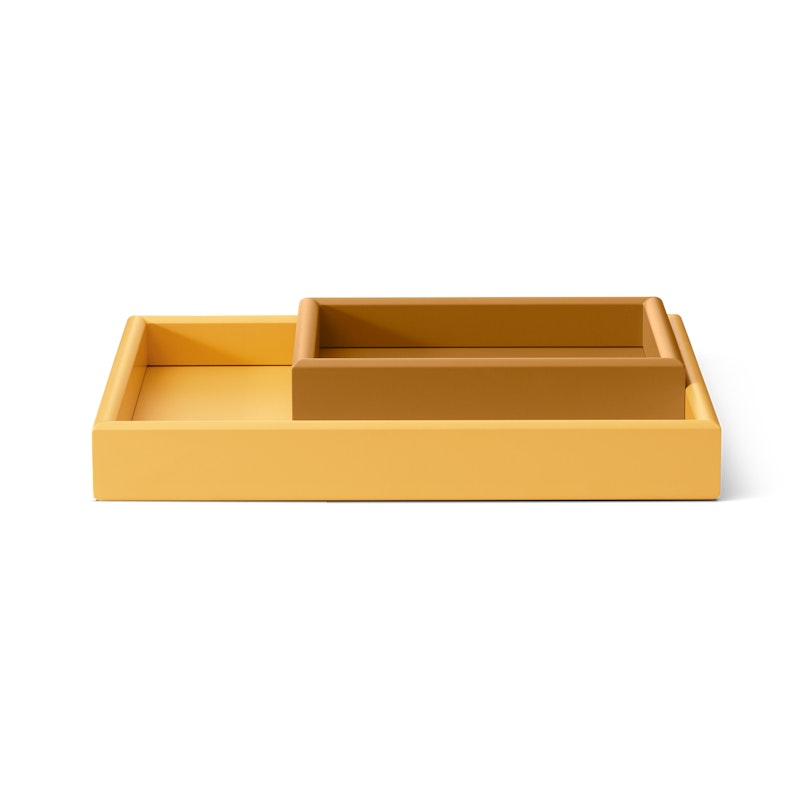 Arrange Set With 2 Trays, Amber / Masala