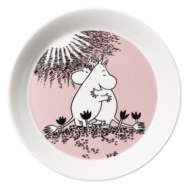 Moomin Plate 19 cm Love 30