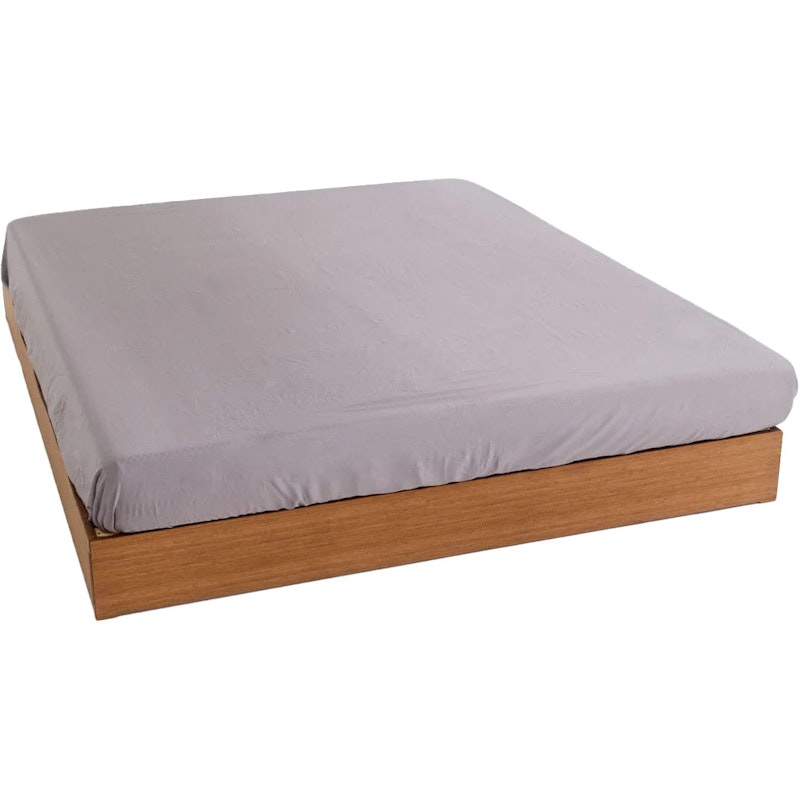 Bamboo Fitted Sheet 180x200 cm, Dark Grey