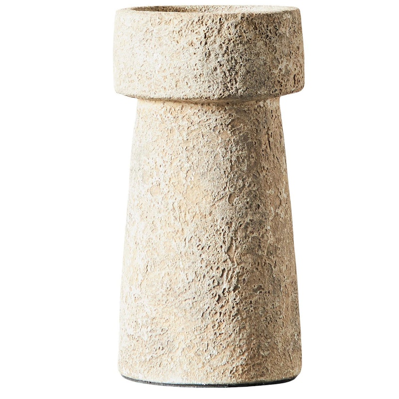 Eris Candle Holder Sand 16 cm