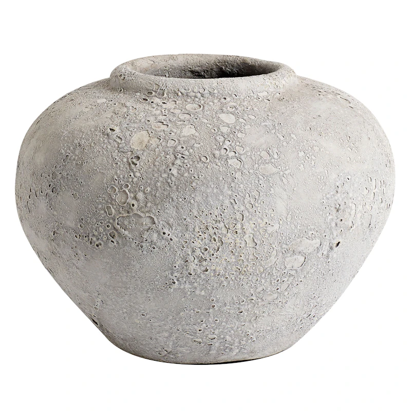 Luna Decorative Pot Light Grey, 18 cm