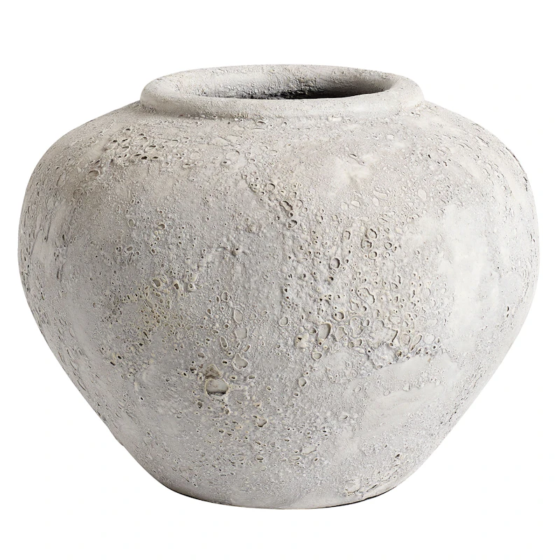 Luna Decorative Pot Light Grey, 26 cm