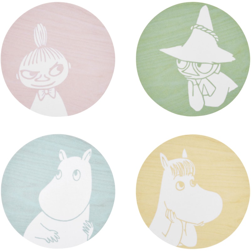 Moomin Coasters, 4-pack