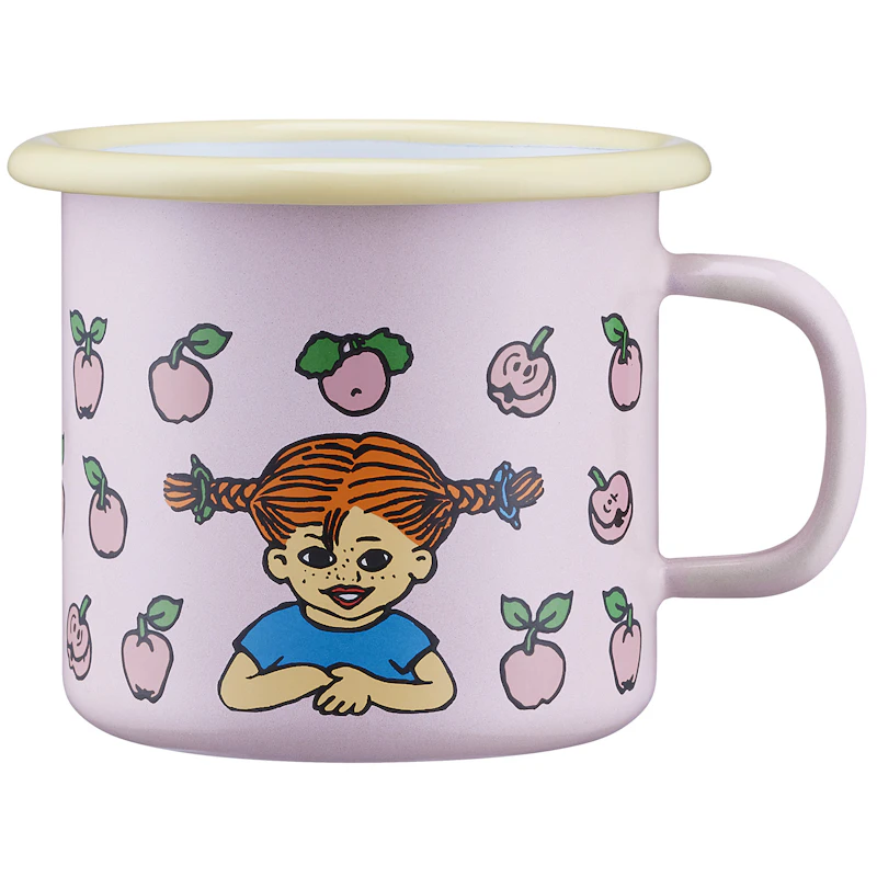 Pippi Fruits Enamel Mug 25 cl