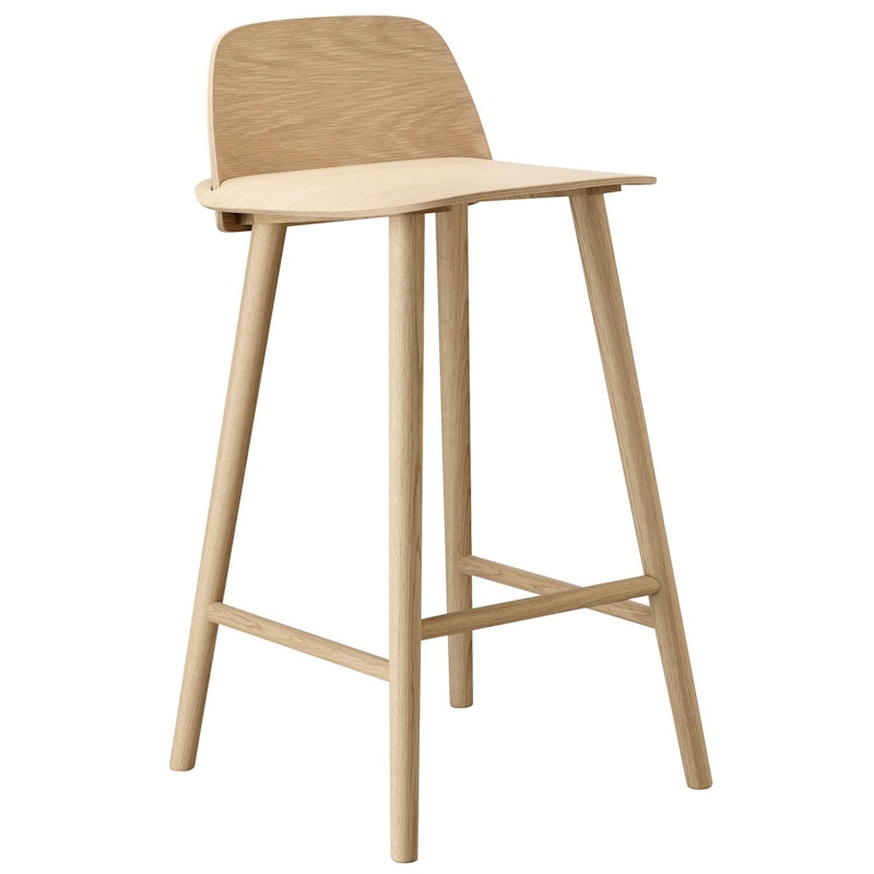 Nerd Bar Stool 65 cm, Oak