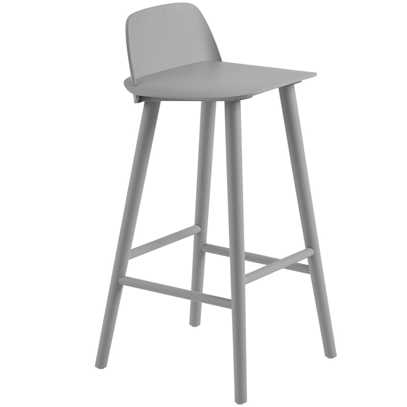 Nerd Bar Stool 75 cm, Grey