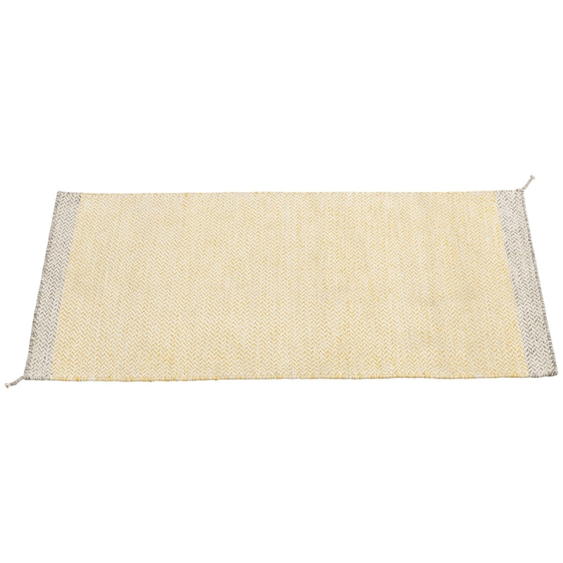 Ply Wool Rug 85x140 cm, Yellow