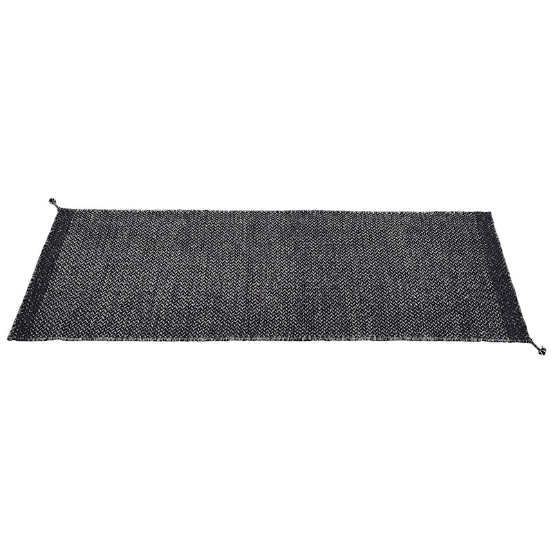 Ply Wool Rug 80x200 cm, Midnight Blue