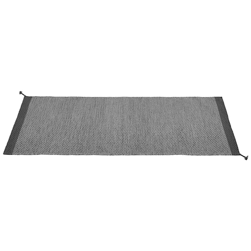 Ply Wool Rug 80x200 cm, Dark Grey