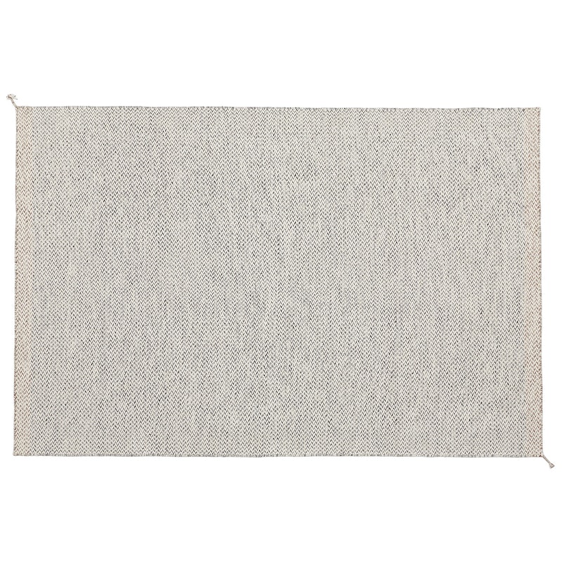 Ply Rug Recycled Polyester Black / White, 170x240 cm