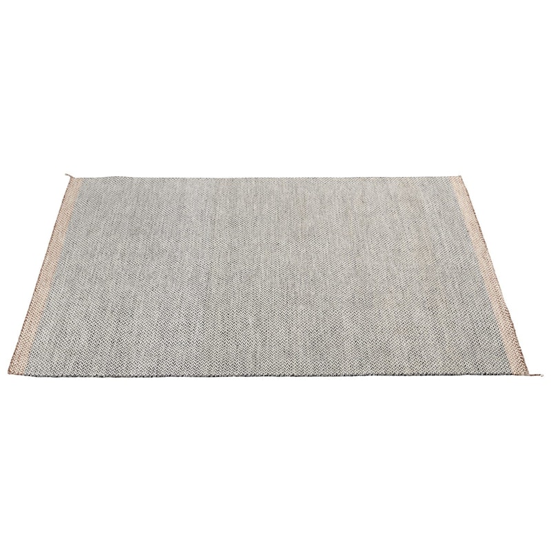 Ply Wool Rug 170x240 cm, Black / White