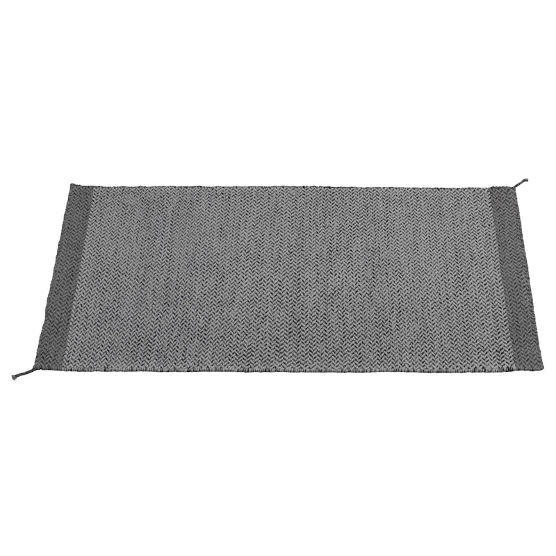 Ply Wool Rug 85x140 cm, Dark Grey