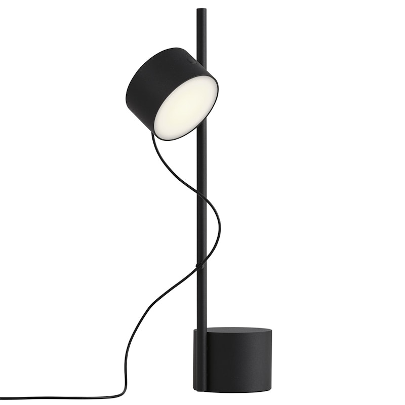 Post Table Lamp, Black