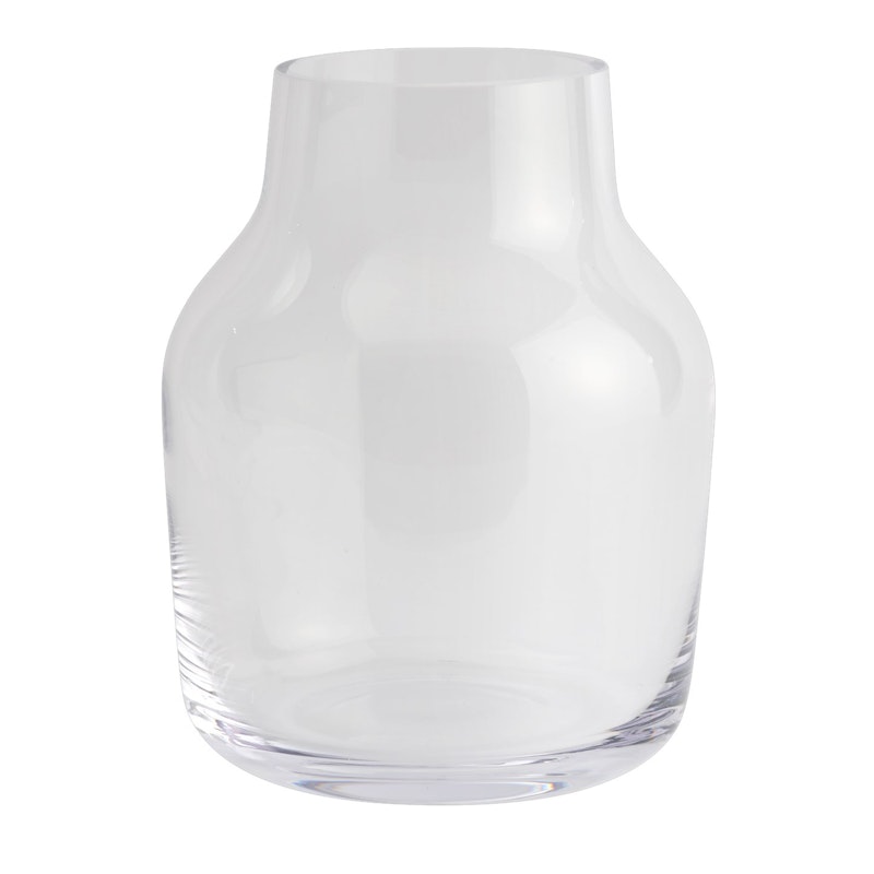 Silent Vase Ø15 cm, Clear