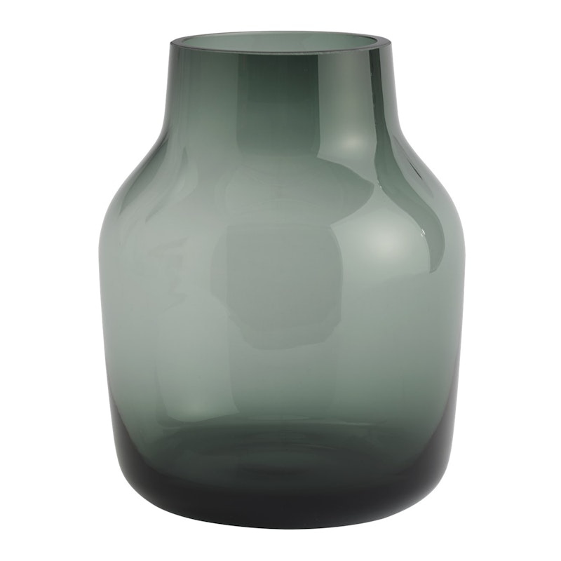 Silent Vase Ø15 cm, Dark Green