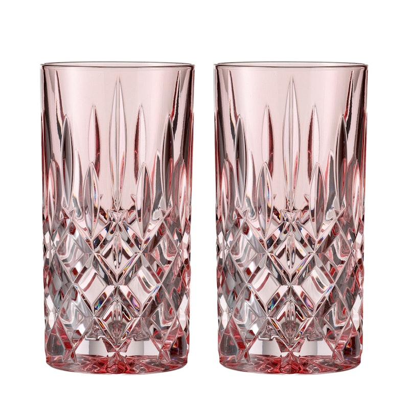 Noblesse Longdrink Glass 37 cl 2-pack, Rose