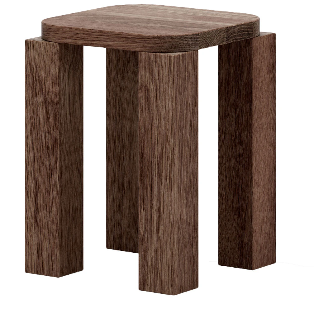 Atlas Stool, Smoked Oak from New Works | RoyalDesign