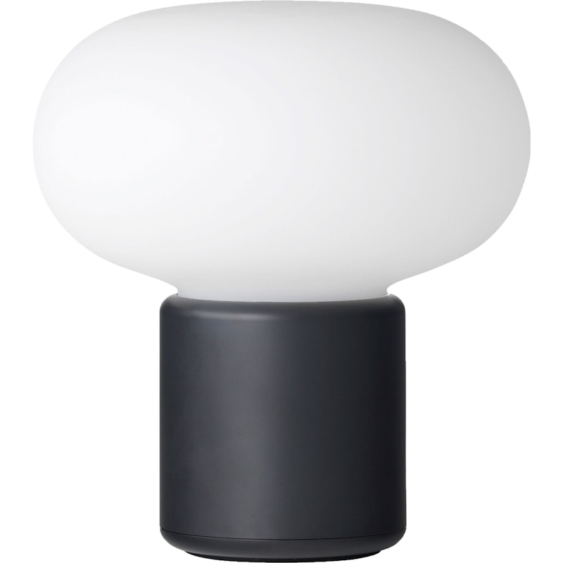 Karl-Johan Table Lamp Portable, Cold Black