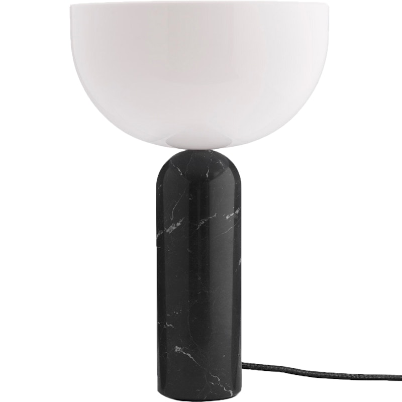 Kizu Table Lamp Large, Black Marble