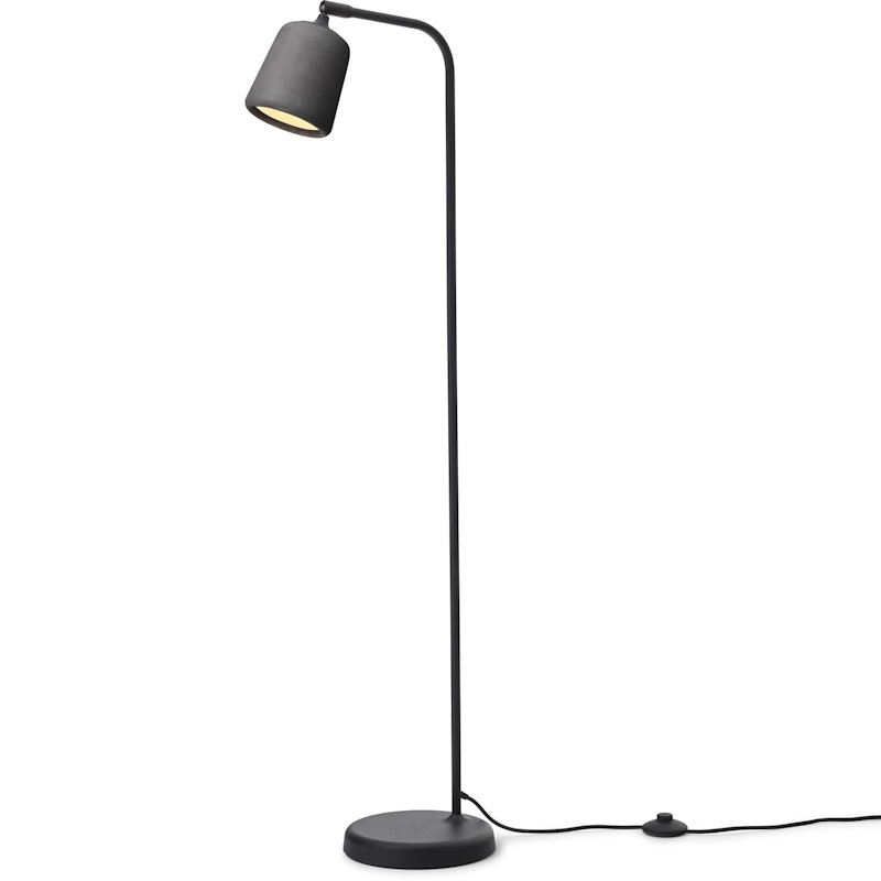 Material Floor Lamp, Dark Grey Concrete