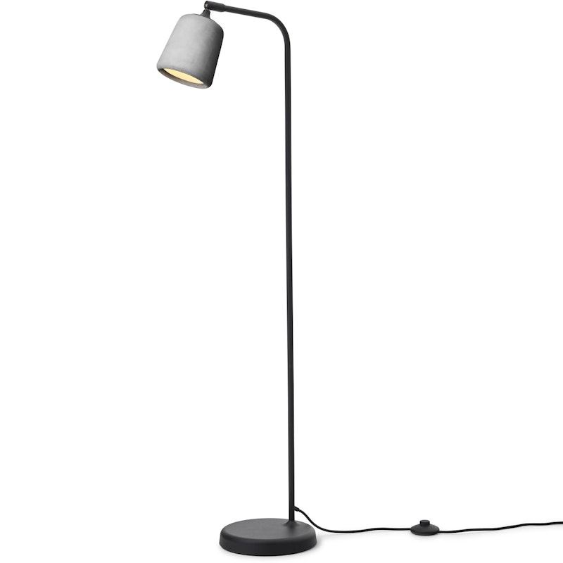 Material Floor Lamp, Light Grey Concrete