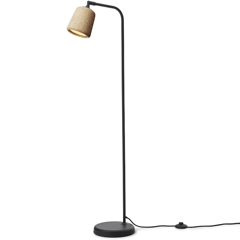 Material Floor Lamp, Natural Cork