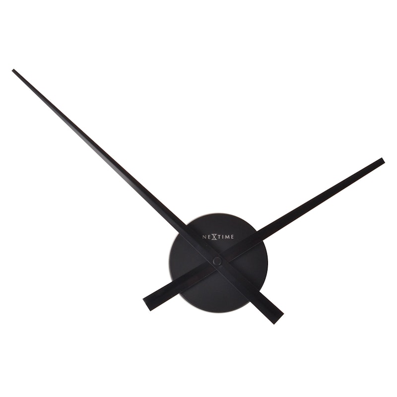 Hands Small Wall Clock, Black