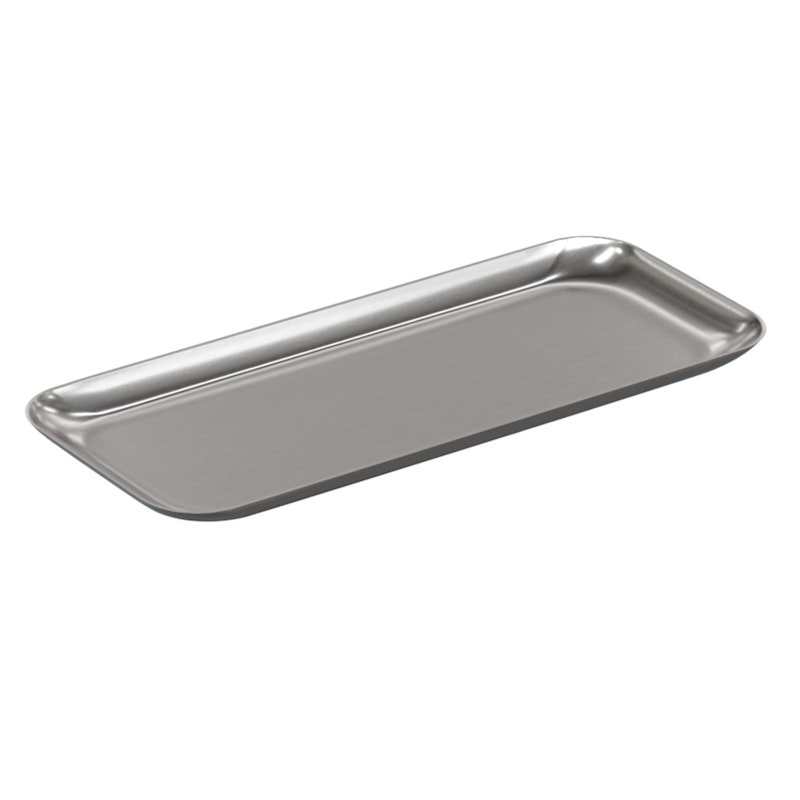 Tray Stainless Steel 10x22 cm, Small